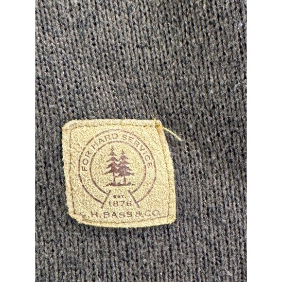 GH Bass and Co Mens Xlarge Brown pullover hoodie Fleece Sweatshirt - Picture 11 of 16